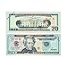 Boao Copy Money Fake Money Prop Money Set 1, 2, 5, 10, 20, 50, 100 Dollar Bills Double Sided Pretend Play Money for Motion Picture Props, 350 Bills, Amount 9,400 Dollars