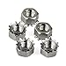 #10-24 Stainless Steel Locknuts with External-Tooth Lock Washer,50-Pieces,Kep Nut