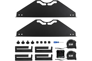 RULLINE Toe Alignment Tool Kit with Plates, 2 Tape Measures & Digital Angle Finder – Accurate Wheel Alignment for Cars, Truck