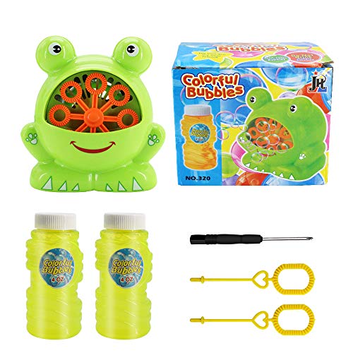 image for KMOOL Bubble Machine Bubble Toys Automatic Bubble Blower for Kids Port