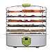 PowCube Food Dehydrator Fruit Dryer Machine Electric 5 Tier Food Preserver with Adjustable Temperature & Digital Timer