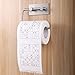 Labkiss Self Adhesive Toilet Paper Holder, SUS 304 Stainless Steel Tissue Roll Hanger, No Drill, Heavy Duty, Waterproof, Modern Wall Mount Towel Holder for Bathroom Kitchen Toilet, Brushed