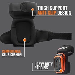 REXBETI Construction Gel Knee Pads Tools with 100
