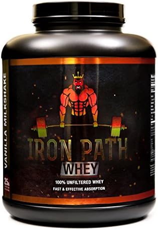 Iron Path - Ultrafiltered Whey Protein Powder Vanilla Milkshake 5 Pound