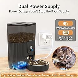 PAPIFEED Automatic Cat Feeder, WiFi Automatic Pet