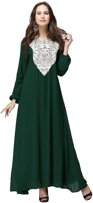 long chiffon kaftan