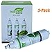 LG LT700P compatible Refrigerator Water Filter ADQ36006101, 3 Pack