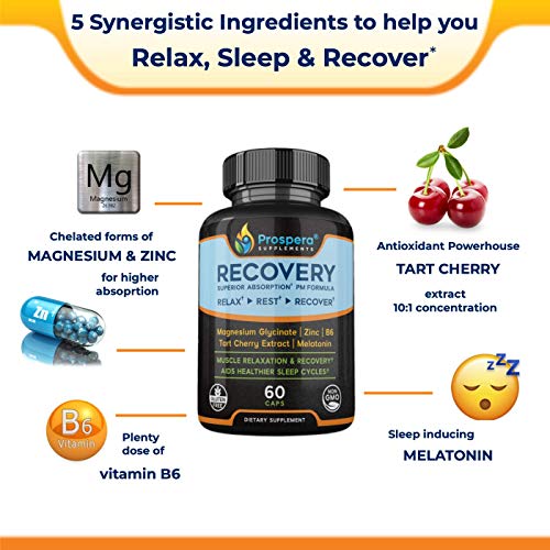 Muscle Recovery Magnesium Glycinate Supplement Made for Crossfit by