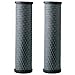 Omnifilter T01-DS Omni TO1-DS Whole House Replacement Under Sink Water Filter Carbon Wrapped Cartridge (2-Pack) Taste & Odor TO1 DS T01 DS Series C (Twin Pack) Water Filter