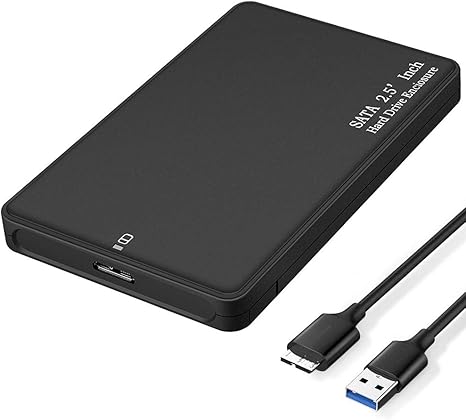 OWNUZZ - Carcasa para Disco Duro Externo (USB 3.0 a SATA, Compatible con Discos Duros de 2,