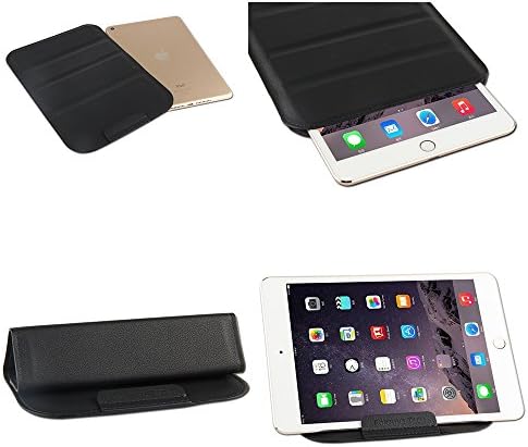 Stand Able Universal Sleeves with Fortune Tech Fold-Stand function Protective fit for Device Screen Size: 7 in, 8 in, 9.7 in, 10.1 in’s Dell, HP, Ipad, Etc, All Brand Tablets, Notes - 9.7 in Black
