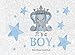 It's a Boy Baby Shower Guest Book: Elephant Prince Sign in book (blue & grey) with bonus gifts log t by Lillian Rosie Designs