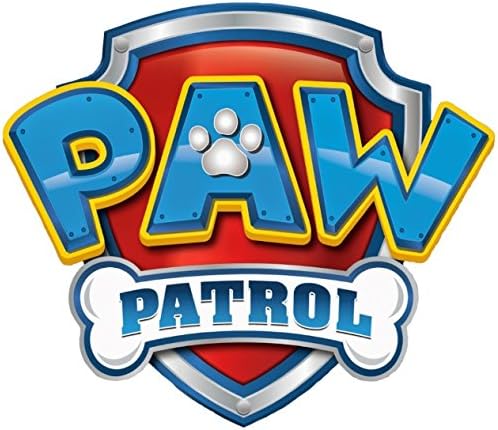 PAW Patrol Badge - For Light-Colored Materials - Iron On Heat Transfer 6" x 5"