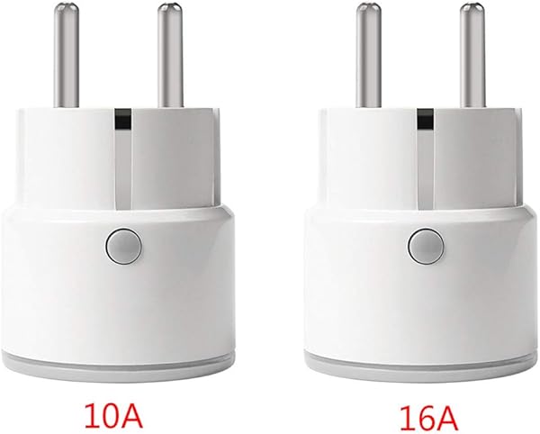 Qirun Smart Life App Enchufe de la UE 10A16A Monitor de energa Smart WiFi Power Socket Timer Outlet