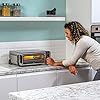 Ninja Foodi Mini Oven [SP101UK] 8-in-1 Flip Mini Oven, Air Fryer, Bake, Grill, Silver