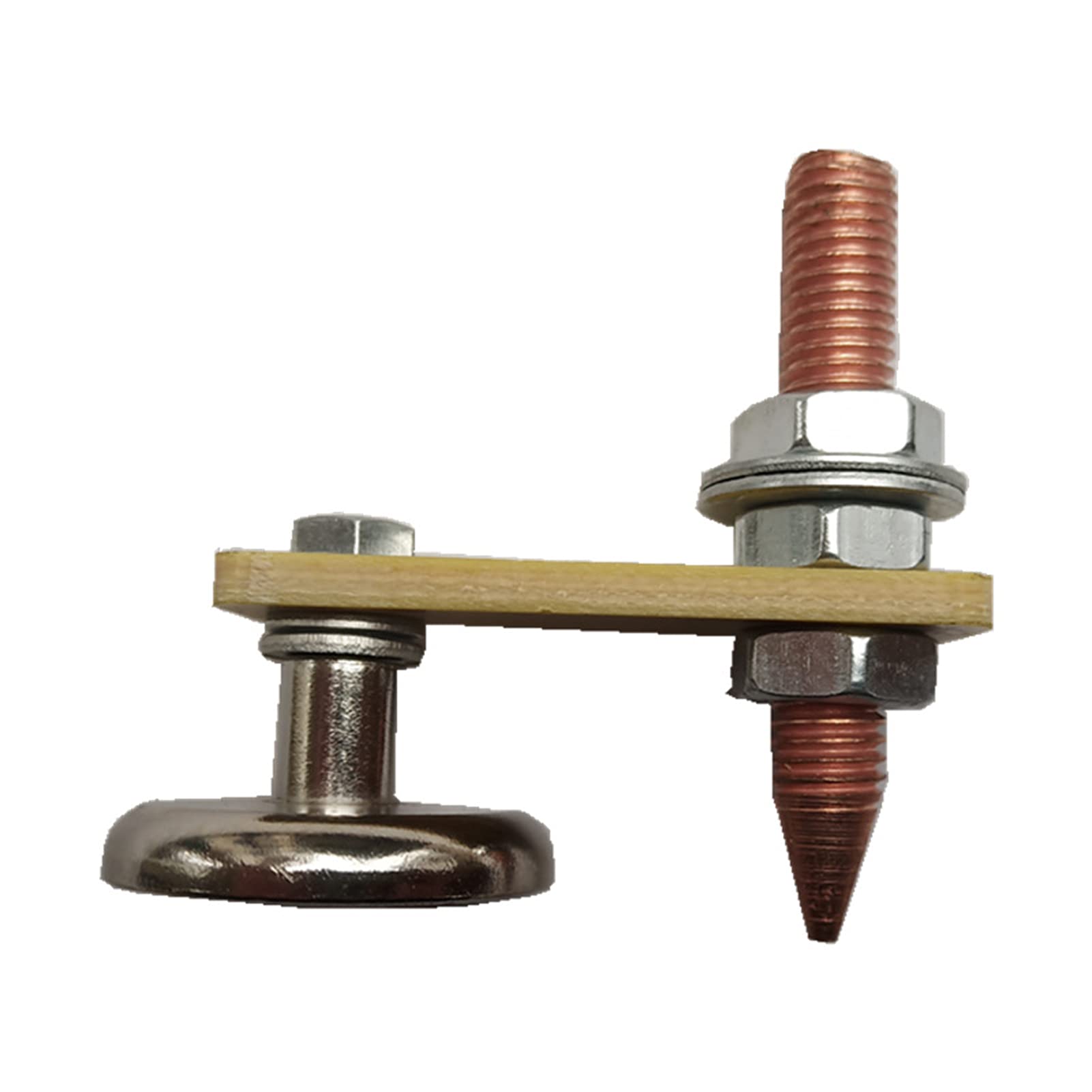 Welding Magnetic Ground Clamp, Metalworking Welding Magnet Head Strong Magnetic Ground Clamp Support Tool, for Automotive Sheet Metal Repair