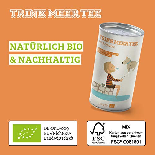 Trink Meer Tee RÜCKENWIND - Bio Früchtetee | Naturbelassener Biotee Beerenmischung | mit Sanddornbeeren, Aroniabeeren… – Bild 3