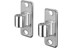 UCDOET Wall Mount Gate Hinge, Stainless Steel Gate Hinges Heavy Duty for Farm or Fence Gate, Fit 5/8'' Pin Chain Link Fence Gate Hinge-2Pcs（Not Screws）