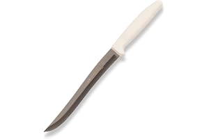 Dexter S158SC-PCP 8" Sani Safe Scalloped Utility Slicer, White