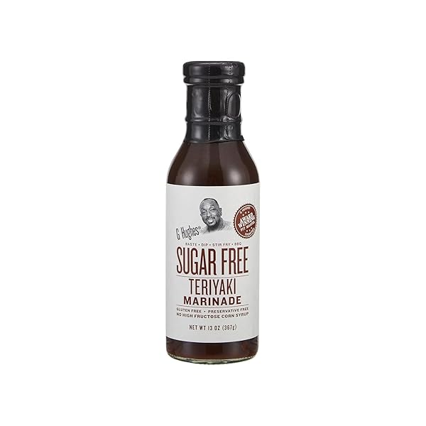 G. HUGHES SUGAR FREE TERIYAKI MARINADE 13 OZ.