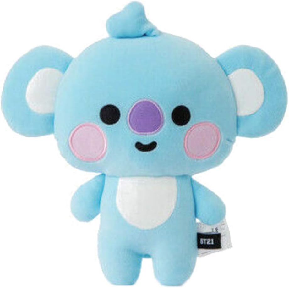 HughFan Kpop Plush Toy, Tata/Koya/Van/Shooky/Chimmy/Cooky/Mang/RJ Pillow Doll Plush Puppets Toy Character Plush, 25cm