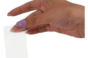 KAPCO - LP008 Kapco Vinyl Label Protectors, Round, 1-1/2 x 2 Inches, Clear, Pack of 500 - 1371578