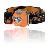 Ultralight Waterproof Red Led Lens Headlamp Flashlight Mini - Book Reading Lights Headlamps for Outdoor: Camping Hiking Backpacking Fishing Running Jogging - Kids Headlamp (Orange)