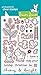 Lawn Fawn Cheery Christmas Clear Stamp and Die Set - Includes One Stamp (LF1216) and Die (LF1217) Bundle 2 Items
