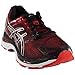 ASICS Men's Gel-Nimbus 19 Running Shoe, Black/Vermilion/Silver, 10.5 M US