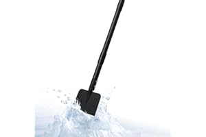 Ice Chopper, 67 Inch Tall & 1-1/4 Inch Diameter Heavy Duty Stainless Steel Ice Scraper for Driveway Garages Yards Outdoor Sta