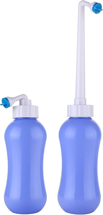 Loveqizi Draagbare Bidet Sprayer Peri Fles Postpartum Persoonlijke Reisbidet Fles Handmatig Perineaal Fles 15 2 Oz Grote Capaciteit Maar Lichtgewicht Amazon Nl