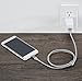 Amazon Basics Double Braided Nylon USB-A 2.0 to Micro USB Cable, 3 Feet, Silver