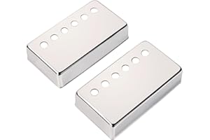 Banworks Brass Imperial Humbucker Covers 49.2mm (1-15/16") Guitar Pickup Covers Neck/Bridge Pickup Covers for USA Made Electric Guitar Humbucker Pickup Gibson Les Paul Pack of 2 JT/SYQG-15 Nickel