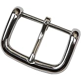 SENWA Stainless Steel Mirror Single Prong Square Belt Buckle-1.6"(40mm) for 1.5"(38mm) Belt