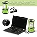 SOLLED 600lm Rechargeable LED Camping Lantern, Portable Water Resistant Tent Light with 2 Detachable Flashlights Torches USB Cable Car Charger Compass for Outdoor Camping Hiking Emergency