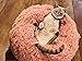 Cat Beds & Furniture,Calming Dog Beds for Small Medium Dogs,Detachable Cat Bed for Indoor Cats, Anti-Slip Faux Fur Fluffy Donut Cuddler Cat Cave, Fits up to 13-40 lbs (S-20 * 20 * 7inch, Pink)