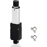 Stroke 100mm 40N IP54 Stroke 3.93" Force 8.81 lbs High-Speed 0.6"/sec Linear Actuator 12v Linear Motion actuators Linear servo for Fan Blades Cabinets Home Automation&hellip;with Mounting Brackets