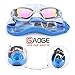 GAOGE Swim Goggles Swimming Goggles for Adult Men Women Youth Kids Child,Swim Goggles with 100% UV Protection,Anti Fog Technology Ultra Comfort