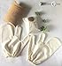 Garshana Gloves, raw Silk Massage Gloves, ayurvedic Massage