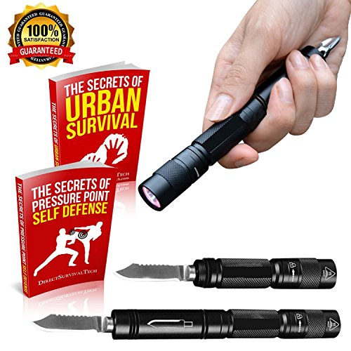 Buy 1 SelfDefense Flashlight Knife With 2 Bonus Ebooks Included