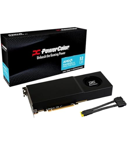 Amazon.com: XFX AMD Radeon AI Pro R9700 32GB GDDR6 4xDP, AMD RDNA