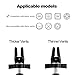 MUniqe Universal Magnetic Mini Air Vent Car Mount Holder Cradle,Suitable for iPhone X 8/7/7Plus/6s/6Plus/5S, Galaxy S5/S6/S7/S8, Google Nexus, LG, Huawei and More Smartphone (Black)