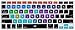 HRH Ableton Live Shortcuts Hotkey Silicone Keyboard Cover Skin for MacBook Air 13,for MacBook Pro13/15/17 (with or w/Out Retina Display,2015 or Older Version),for iMac Older,USA and European Layout