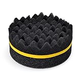 2016 Rounded Double Side Magic Twist Hair Sponge Afro Braid Style Dreadlock Coils Sponge Brush (1 pcs)