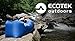 ECOTEK Outdoors Premium Inflatable Air Hammock Version 2.0 Lounge with Upgraded Fabric, Elastic Pockets, Aluminum Alloy Stakes, and Carry Bag