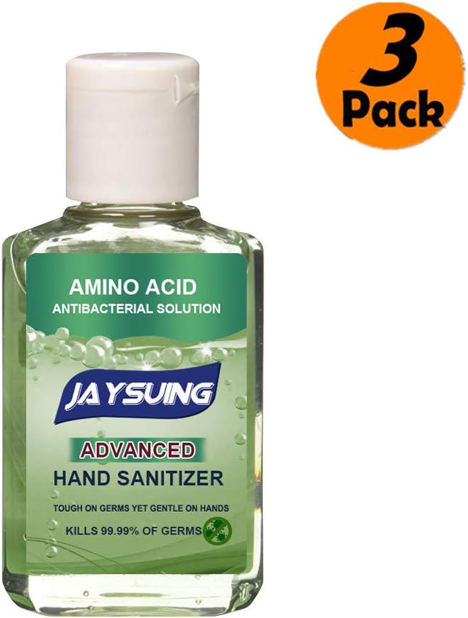 Hhobake Amino Acid Liquid Hand Sanitizer, Gentle Foaming Hand Soap 2.8 Oz (3PCS)