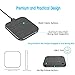 Wefunix Fast Wireless Charger Charging Pad with QC3.0 Adapter, 7.5W Compatible with iPhone Xs/Xs Max/Xr/X/8/8Plus, 10W Compatible with Samsung Note9/8/5 S9/S8/S7, Qi-Certified Charger [USB-C Input]