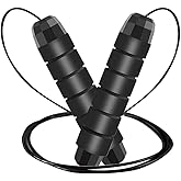 Jump Rope, Adjustable Jump Ropes for Fitness for Women Men and Kids Tangle-Free Rapid Speed Jumping Rope Cable with Ball Bear