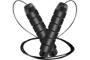 SPLASHGRIP Jump Rope, Adjustable Jump Ropes for Fitness for Women Men and Kids Tangle-Free Rapid Speed Jumping Rope Cable with Ball Bearings Exercise&Slim Body at Home School Gym