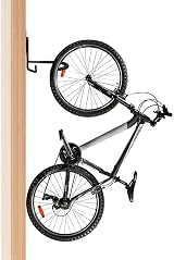 Maclean Bicycle Wall Mount Vertical Storage Hook Steel Hanger 20kg Garage view 5